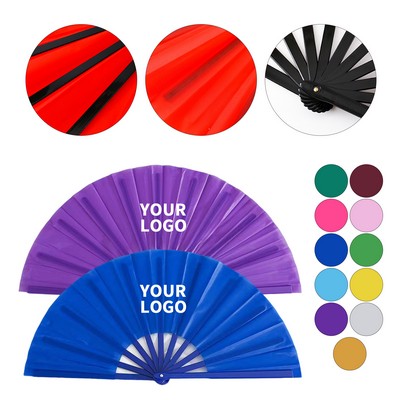 Large Folding Nylon Handheld Performance Fan