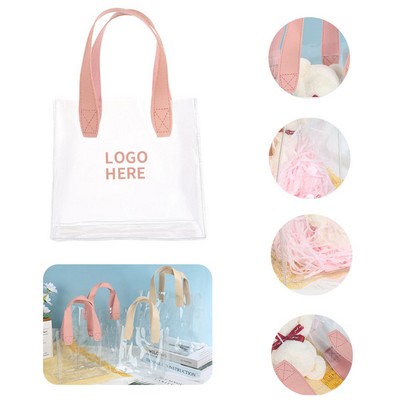 Clear Trendy PVC Tote Bag