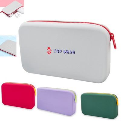 Premium Silicone Tech Organizer Pouch