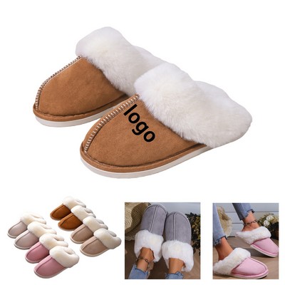 Cozy Women's Memory Foam Fluffy House Slippers