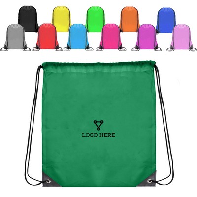 Sport Polyester Drawstring Backpack