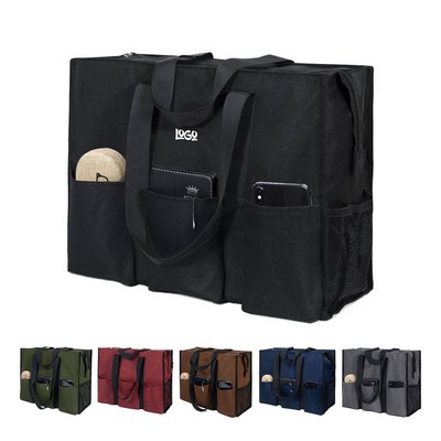 Portable Utility Water Resistant Tote Bag