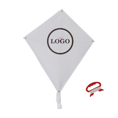 Diamond Kite Classic Polyester Flyer-Custom Promotional & Beach Fiberglass Frame-Easy Control