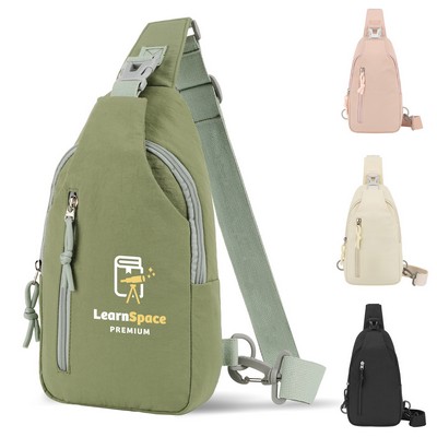 Waterproof Nylon Crossbody Sling Bag