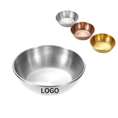 201 Stainless Steel Dipping Sauce Dish