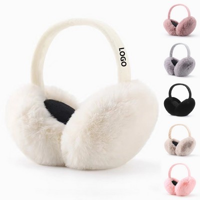 Winter Faux Fur Warm Foldable Outdoor Earmuffs
