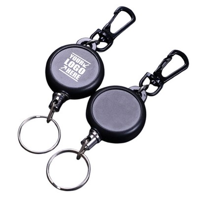 Retractable Lanyard Key Chain