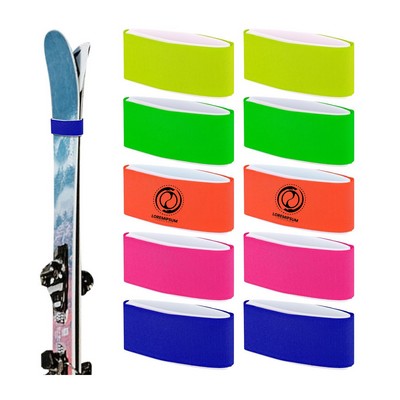 Adjustable EVA Carrier Strap Ski Tie Wraps Fastener Tape