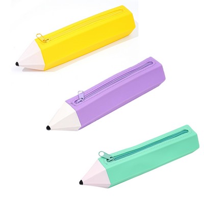 Silicone Zipper Pencil Bag