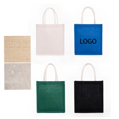 Eco-Friendly Waterproof Jute Tote Bag With Handles