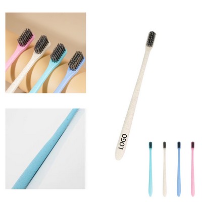 Portable Minimalist Wheat Toothbrush