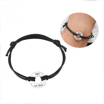 Adjustable Slider String Bracelet