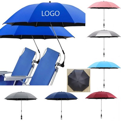 Detachable Clamp On Beach Chair Umbrella
