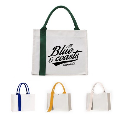 Canvas Tote Bag with Ribbon