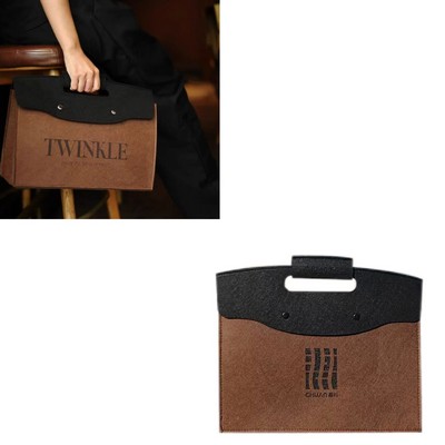 Custom Felt Shopping Tote Bag