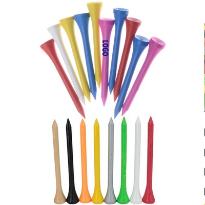 2.75" Colorful Wooden Golf Tee
