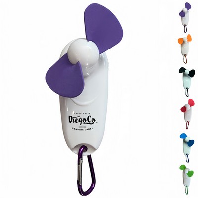 Portable Fan with Flashlight