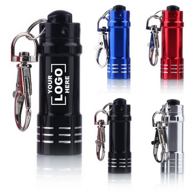 Mini Shine Bright LED Flashlight With Keychain