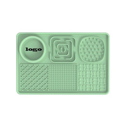 Silicone Slow Feeder Lick Mat With Suction For Small Dog Cat