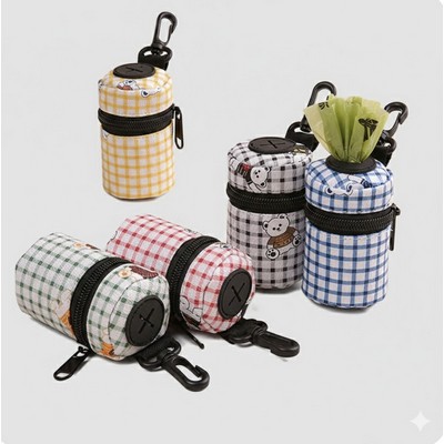 3in1 Portable Dog Waste Bag Dispenser Hands-Free Pet Poop Bag Holder Outdoor Training Treat Pouch