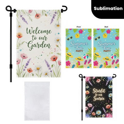 Weather Resistant Double Sided Garden Flag