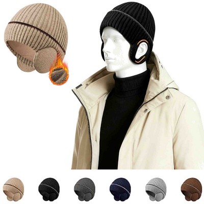 Warm Winter Beanie Knit Cuffed Plain Hat Skull Cap For Men Women