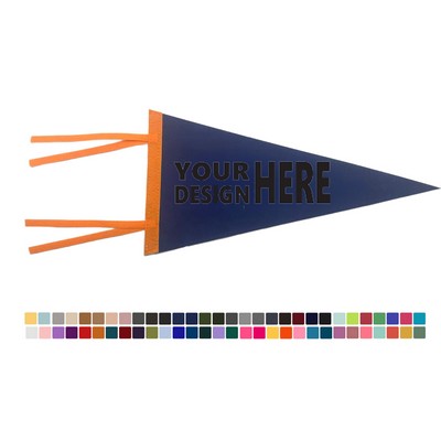 Custom Full-Color Triangle Felt Flag