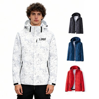 Spring Autumn Men Camo Hiking Jackets