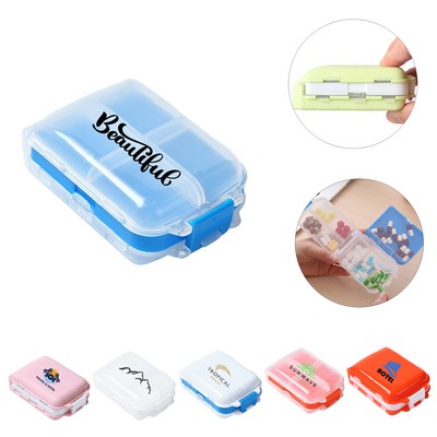 Three-Layer Folding Pill Organizer