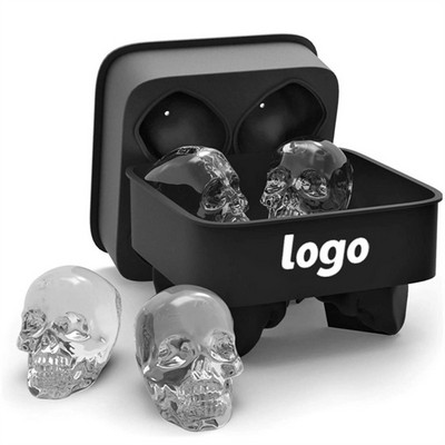 3D Skull Ice Mold Tray