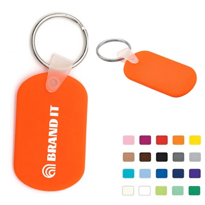 Classic Oval Shape PVC Key Holder