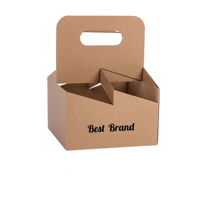Sturdy Kraft Paper Takeaway Box with Handle