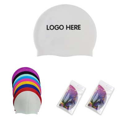 Elastic Silicone Swimming Cap