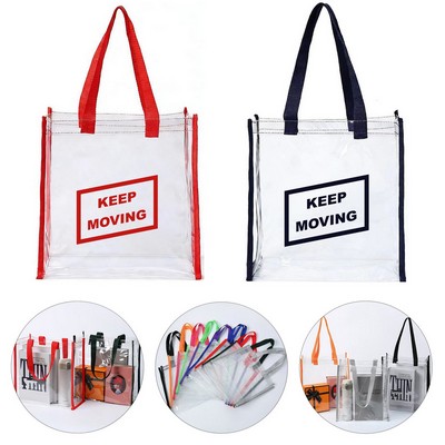 PVC Waterproof Transparent Tote Bag