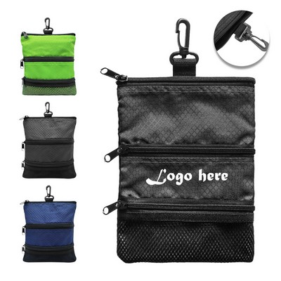 Golf Tee Pouch Bag