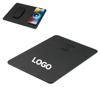 Wireless Charging Mouse Pad with 15W Fast Charging