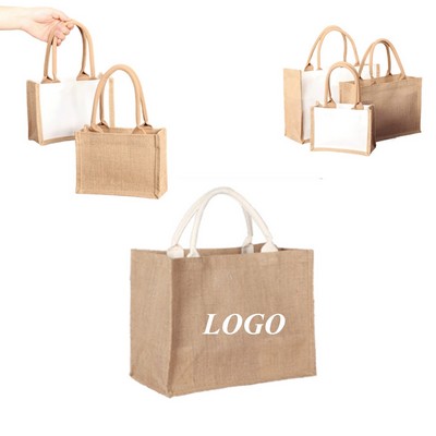 Jute Tote Bag With Handle