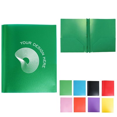 Pocket Folder W/ Two Document Pockets