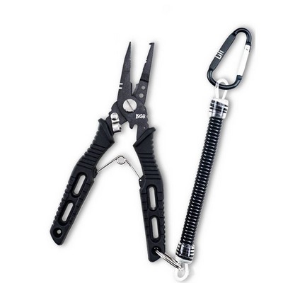 Stainless Steel Fishing Pliers Clamp SplitRing Tackle Tool