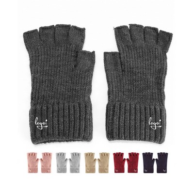 Winter Half-Finger Gloves