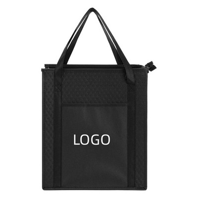 Large Insulated Reusable Grocery Cooler Tote