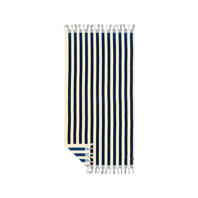 Slowtide® Cabana Fringe Premium Terry Towel - Blue