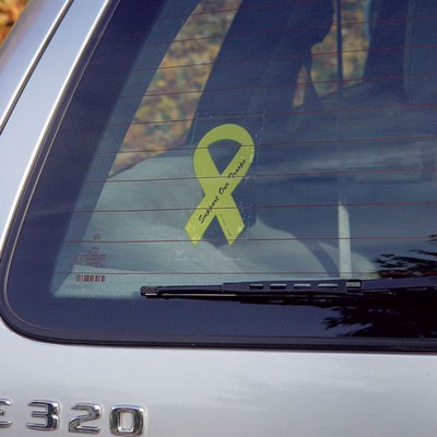 Custom Static Cling Decal with Face Down Application