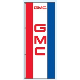 Double Faced Free Flying Drape Flags (Center Panel - GMC®) (3' x 8')