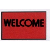 Olefin Standard Design Personalized Carpet (Welcome) (Block Print) (2'x3')