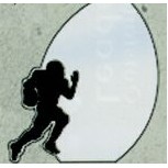 Male Football Sporting Silhouette Award (7")