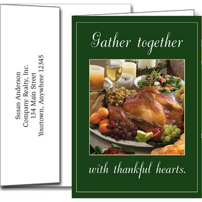 Thanksgiving Greeting Cards w/Imprinted Envelopes