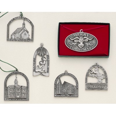 Medium Custom Cut-Out Cast Ornament