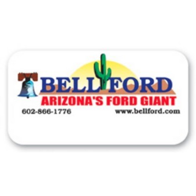 Full Color 50 Mil Name Badge (1.5"X3") Rectangle - No Personalization