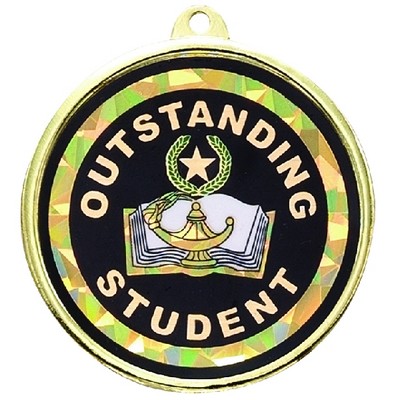 2 ¼" TM Series Academic Medal w/Outstanding Student Mylar Insert